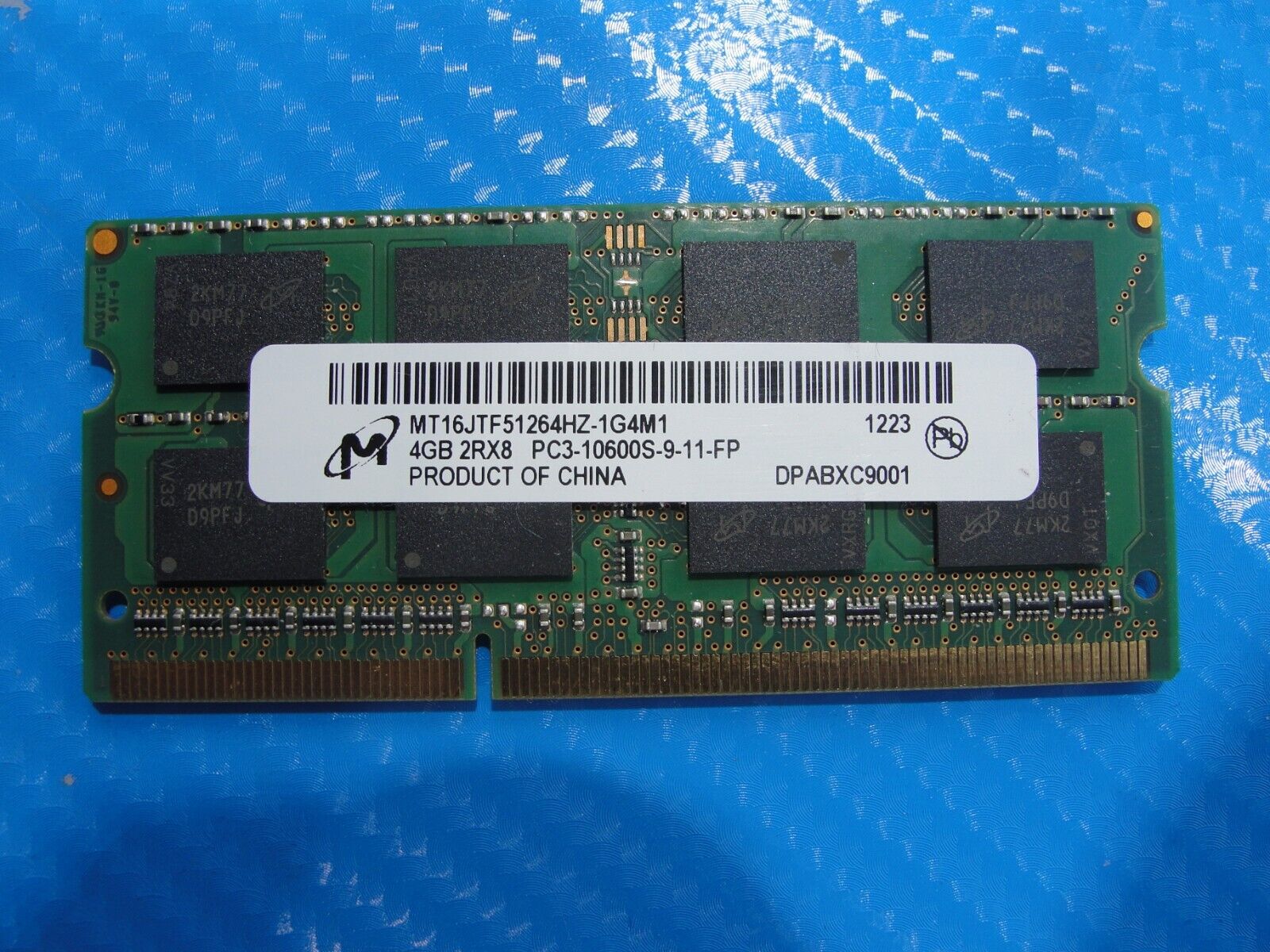 $14.99 | MacBook A1286 Laptop Micron 4Gb Memory pc3-10600s-9-11-fp mt16jtf51264hz-1g4m1