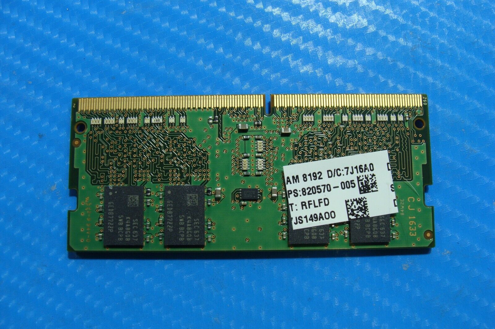 HP 15-ba113cl Samsung 4GB 1Rx8 PC4-2133P Memory RAM SO-DIMM M471A1K43BB0-CPB