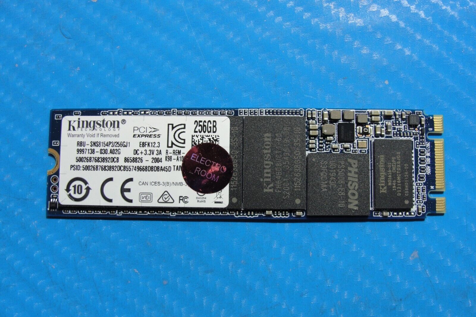 Acer SP314-54N-58Q7 Kingston 256GB SSD Solid State Drive RBU-SNS8154P3/256GJ1