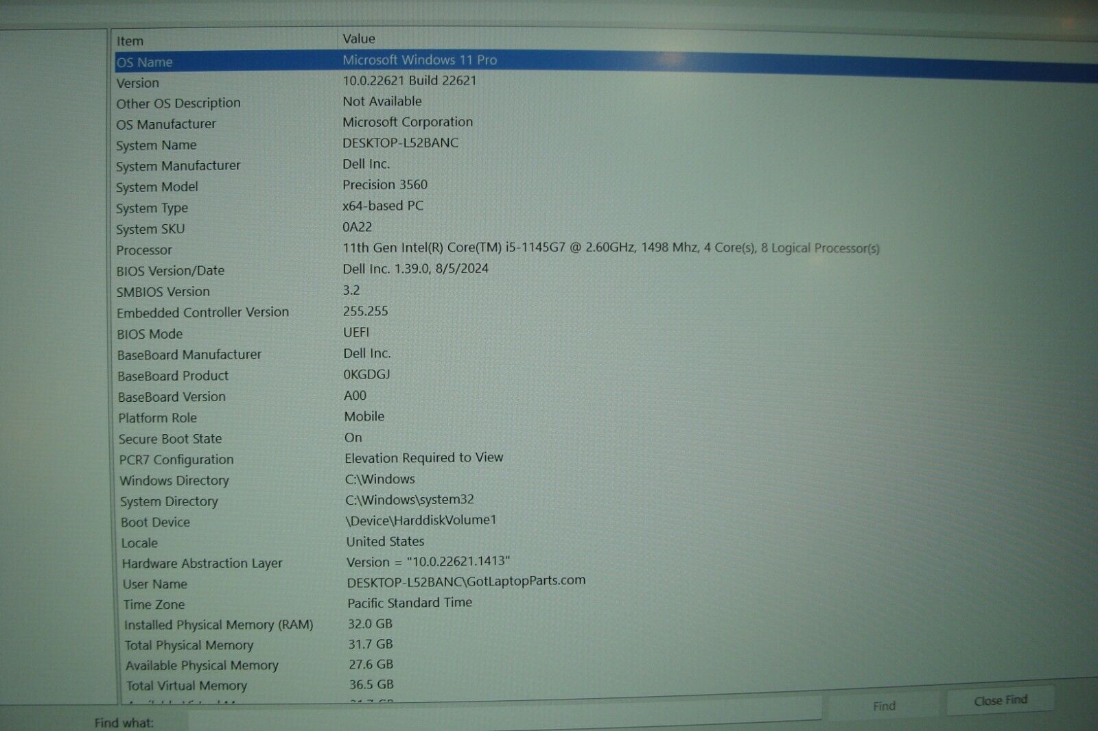 Dell Precision 3560 15.6