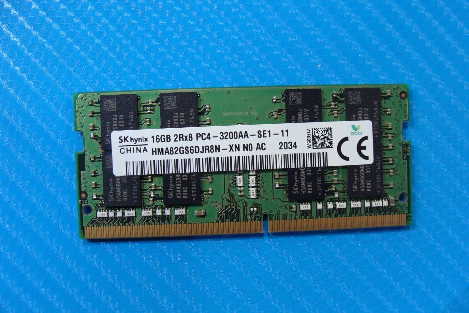 Dell 3550 SK hynix 16GB 2Rx8 PC4-3200AA Memory RAM SO-DIMM HMA82GS6DJR8N-XN