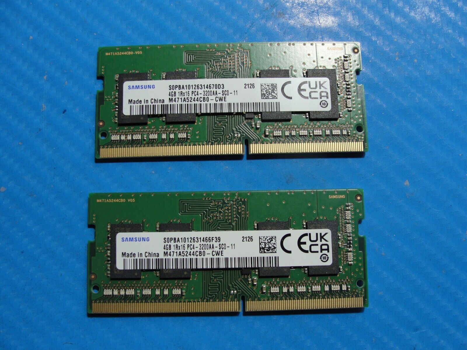 Dell 7420 Samsung 8GB (2x4GB) PC4-3200AA Memory RAM SO-DIMM M471A5244CB0-CWE