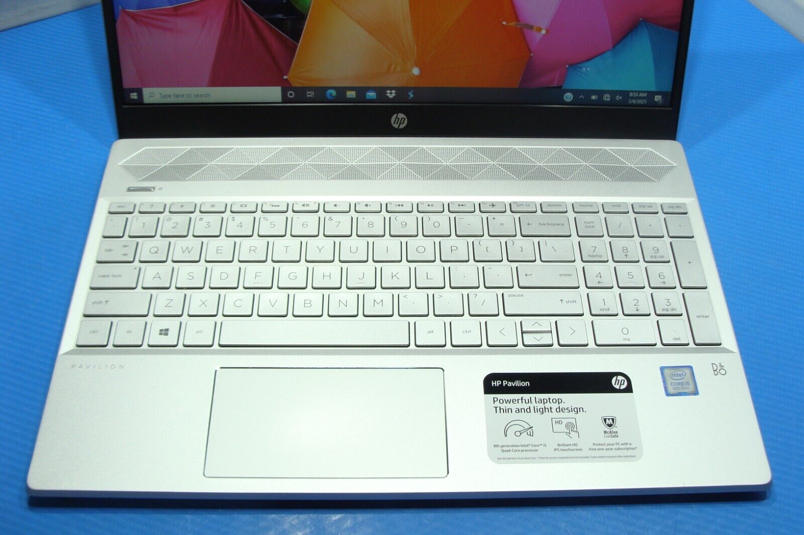 HP Pavilion 15-cs0053cl 15.6