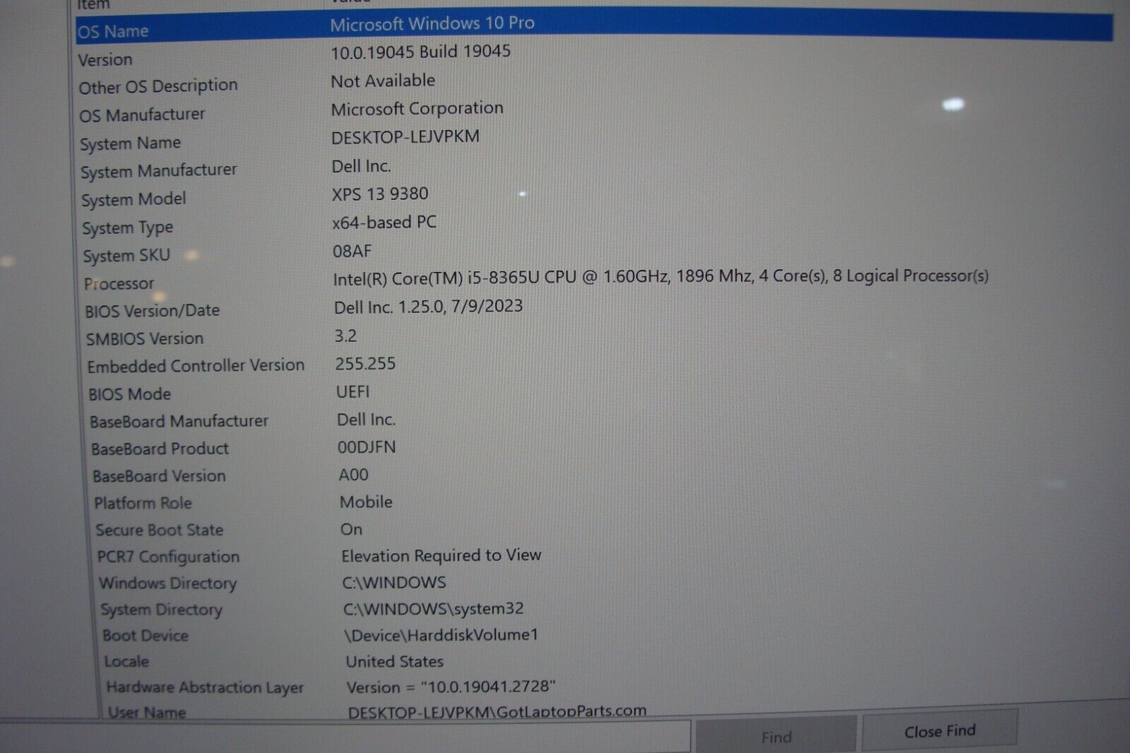 Dell XPS 13 9380 13.3