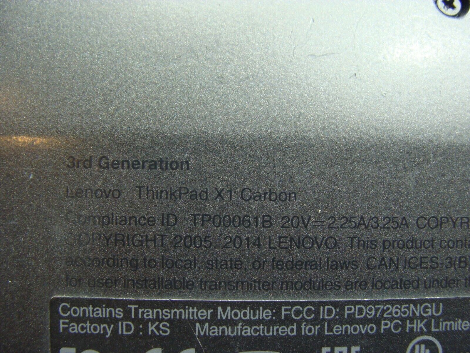 Lenovo ThinkPad X1 Carbon 3rd Gen 14