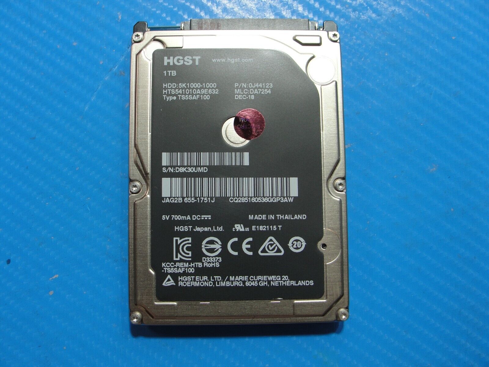 iMac A2116 HGST 1TB SATA 2.5