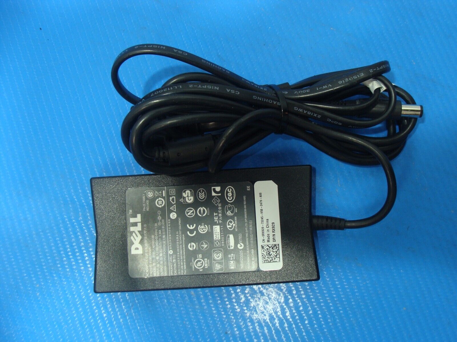 Dell 65W AC Adapter FA65NS0-00 HA65NS1-00 LA65NS0-00 HP-OQ065B83 PA-2E Family