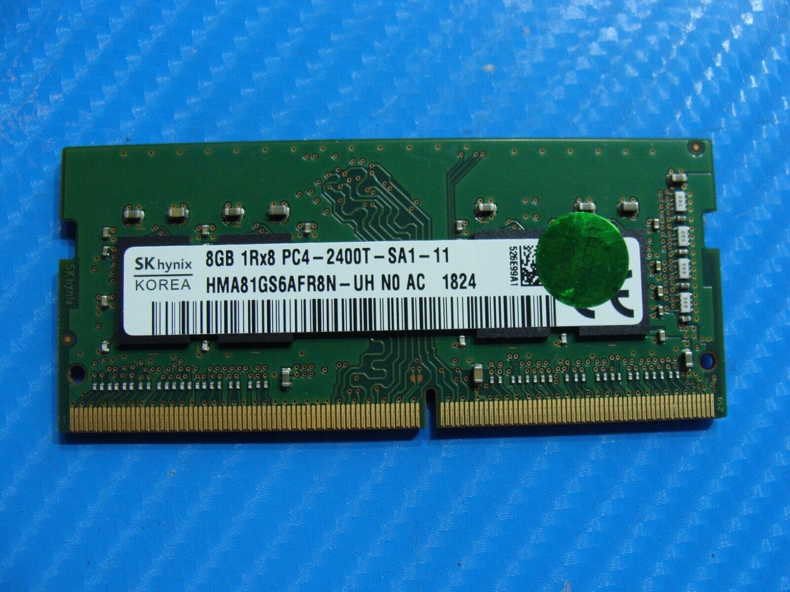 Dell 7490 SK Hynix 8Gb 1Rx8 Memory Ram So-Dimm PC4-2400T HMA81GS6AFR8N-UH