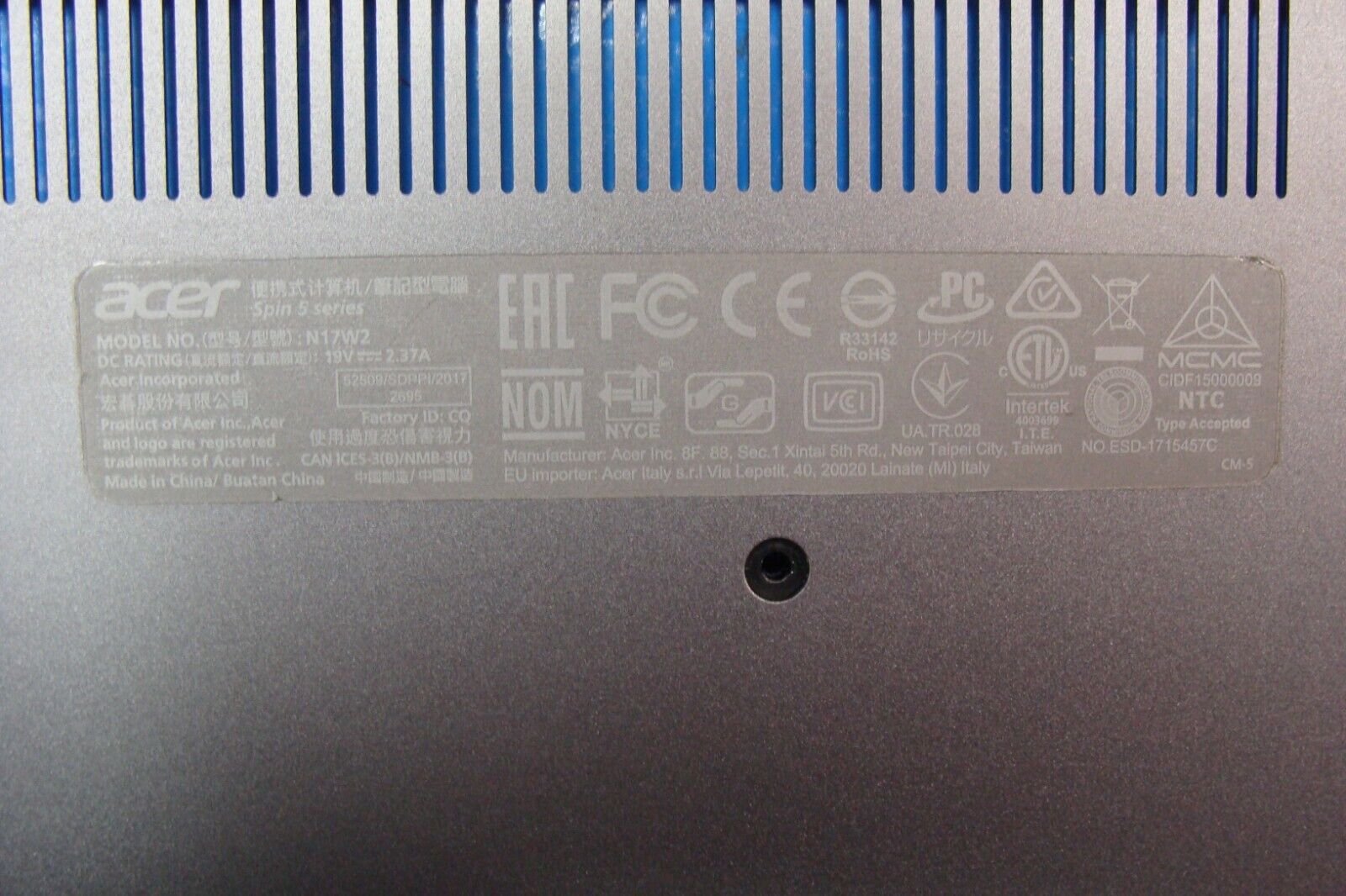 Acer Spin SP513-52N-52PL 13.3