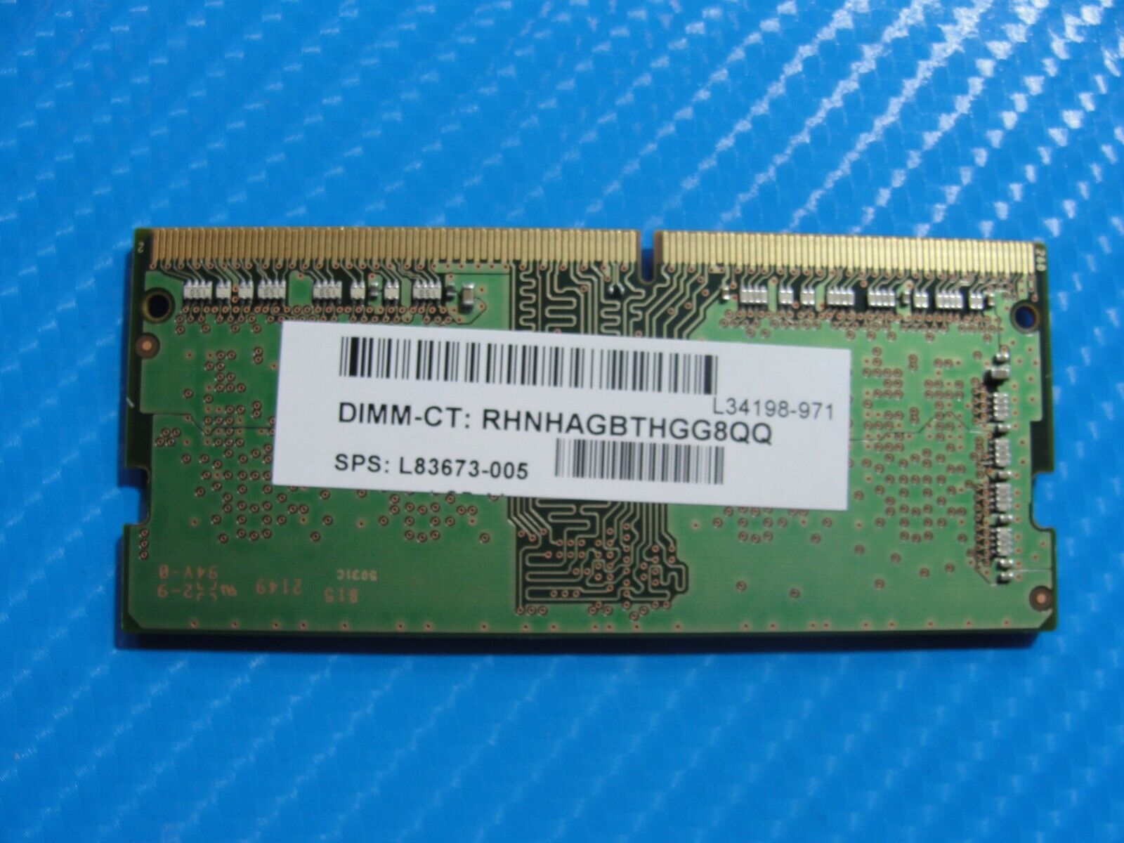 HP 15m-eu0033dx Samsung 4GB 1Rx16 PC4-3200AA Memory RAM SO-DIMM M471A5244CB0-CWE