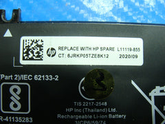 HP 15.6” 15-da3019cy OEM Laptop Battery 11.4V 41.04Wh 3420mAh HT03XL L11119-855