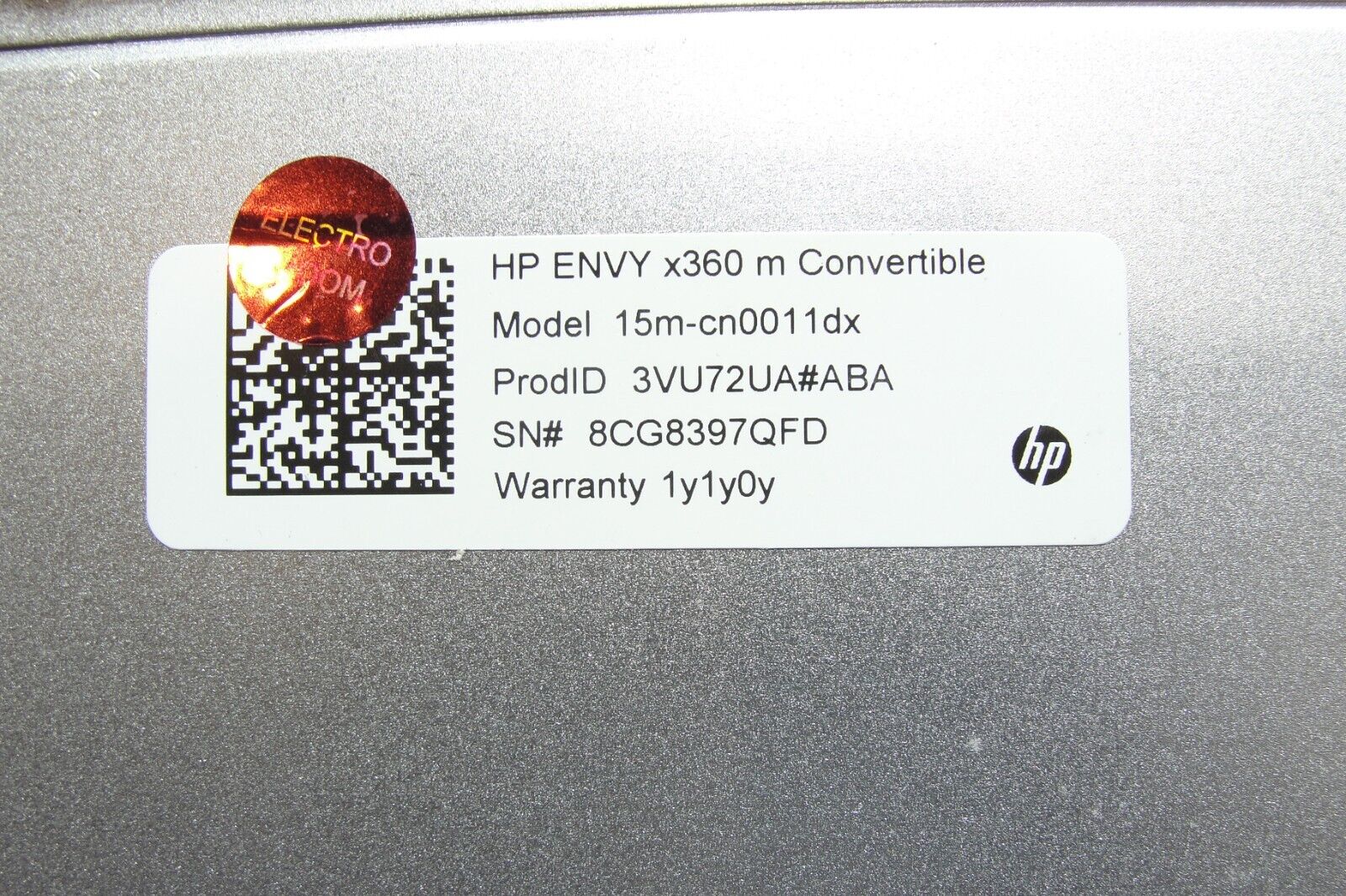 HP ENVY x360 15m-cn0011dx 15.6