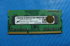 HP 455 G3 Micron 4GB 1Rx8 PC3L-14900S Memory RAM SO-DIMM MT8KTF51264HZ-1G9P1