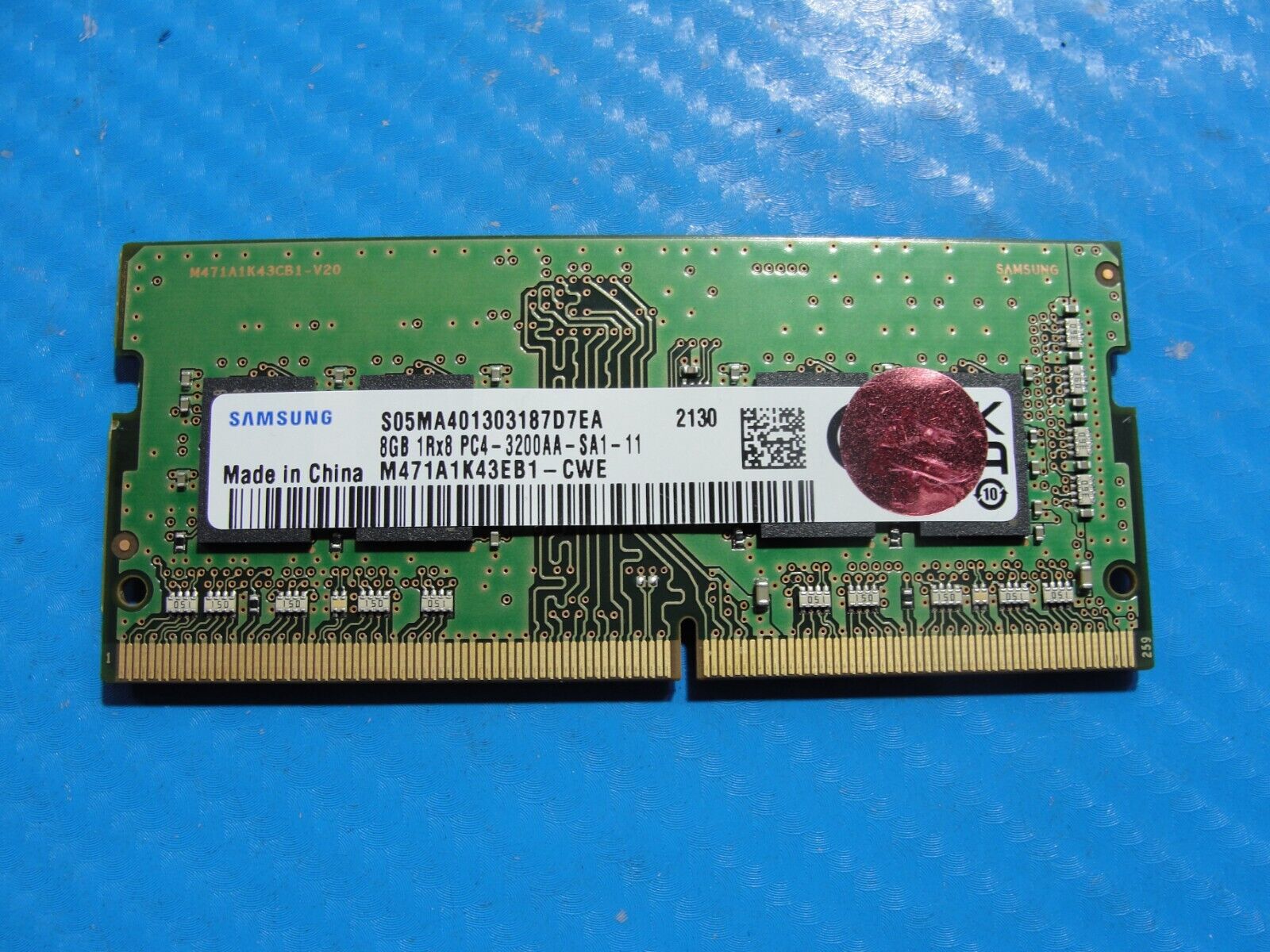 MSI 15 A5EFK-001US Samsung 8GB PC4-3200AA Memory RAM SO-DIMM M471A1K43EB1-CWE