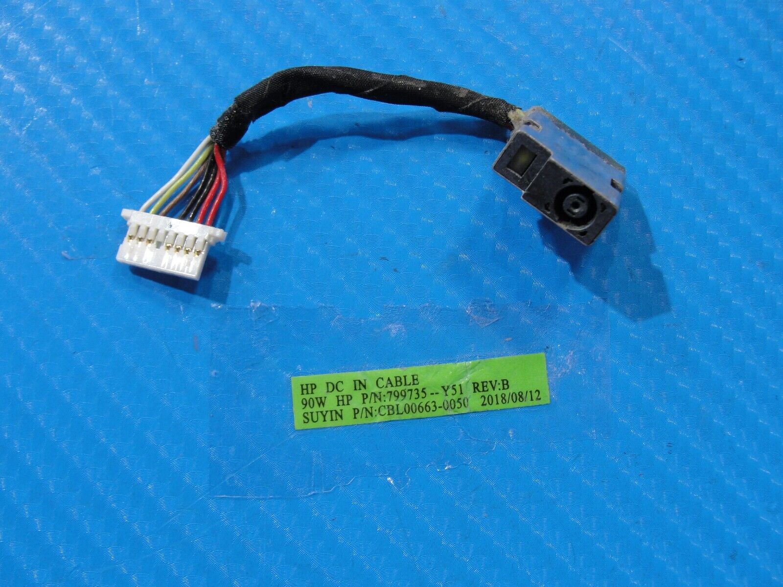 HP Pavilion 14” 14-ce0002ne Genuine Laptop DC IN Power Jack w/Cable 799735-Y51