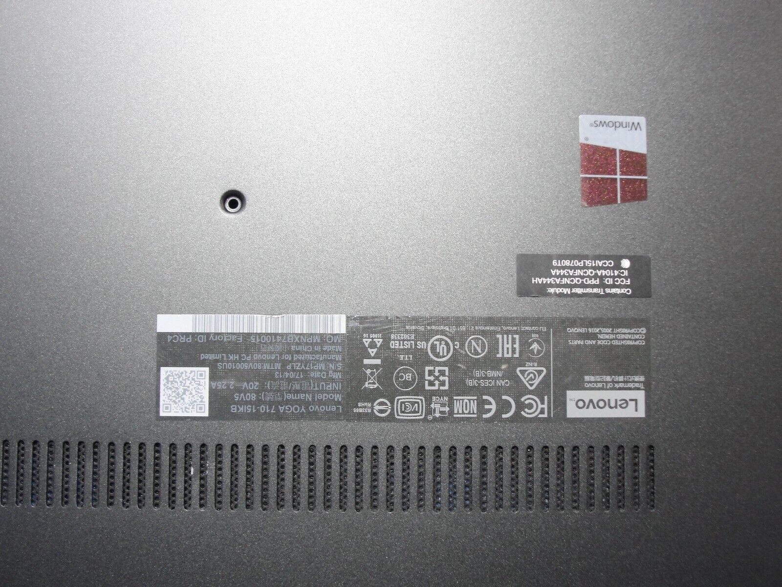 Lenovo Yoga 710-15IKB 15.6