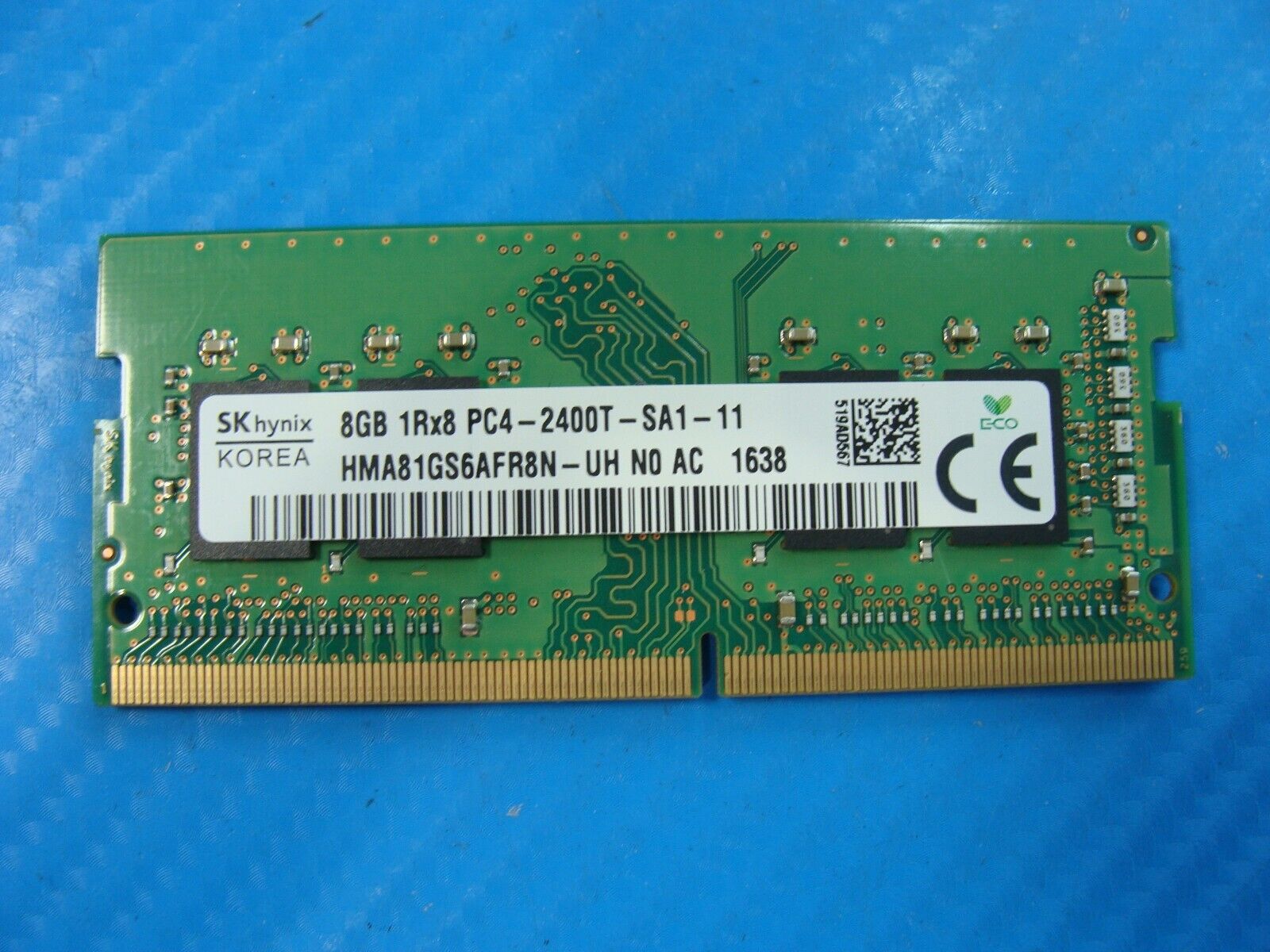 Dell 15 5578 SK Hynix 8GB 1Rx8 PC4-2400T Memory RAM SO-DIMM HMA81GS6AFR8N-UH