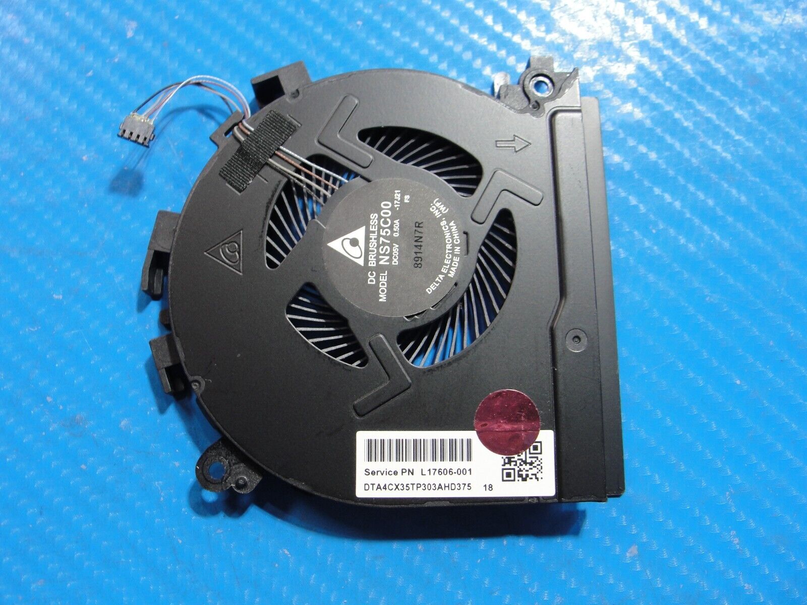 HP Spectre x360 15.6” 15-ch011dx Genuine Laptop CPU Cooling Fan L17606-001