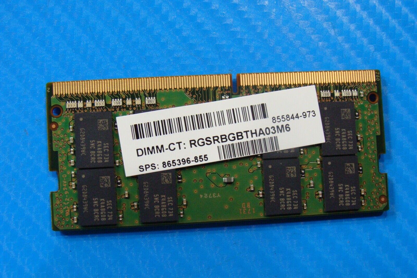 HP 15m-bp112dx Samsung 16GB 2Rx8 PC4-2400T SO-DIMM Memory RAM M471A2K43CB1-CRC