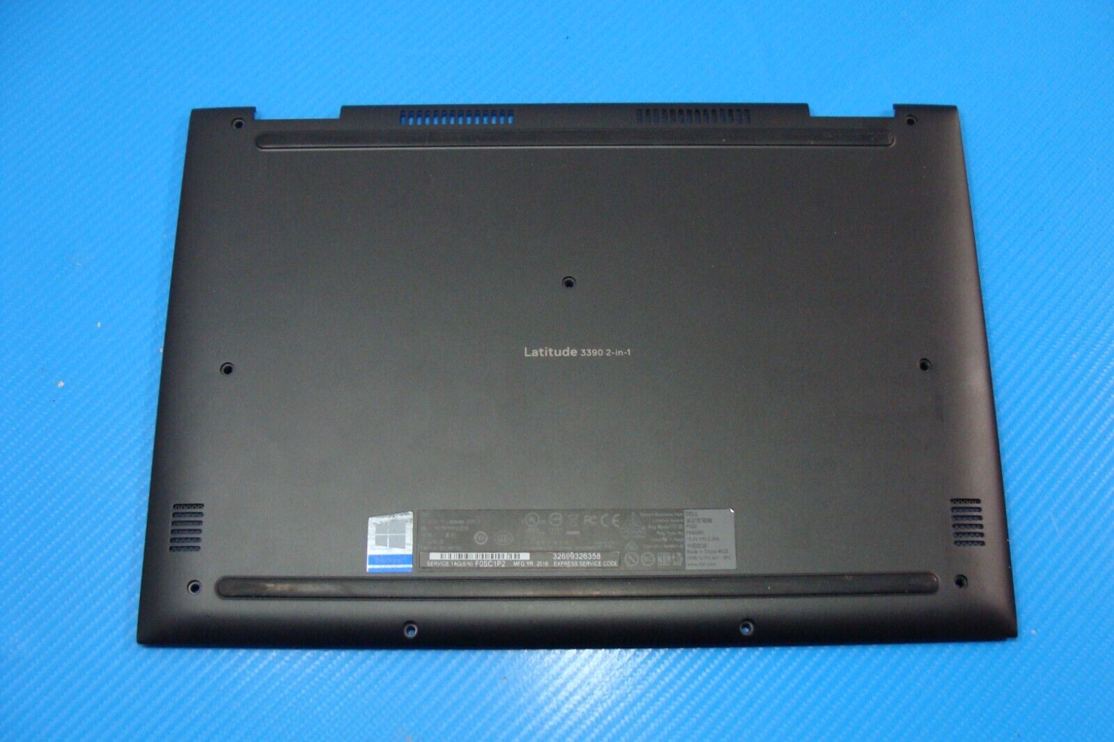 Dell Latitude 13.3” 3390 2-in-1 OEM Bottom Case Base Cover V4C38 460.E303.0001