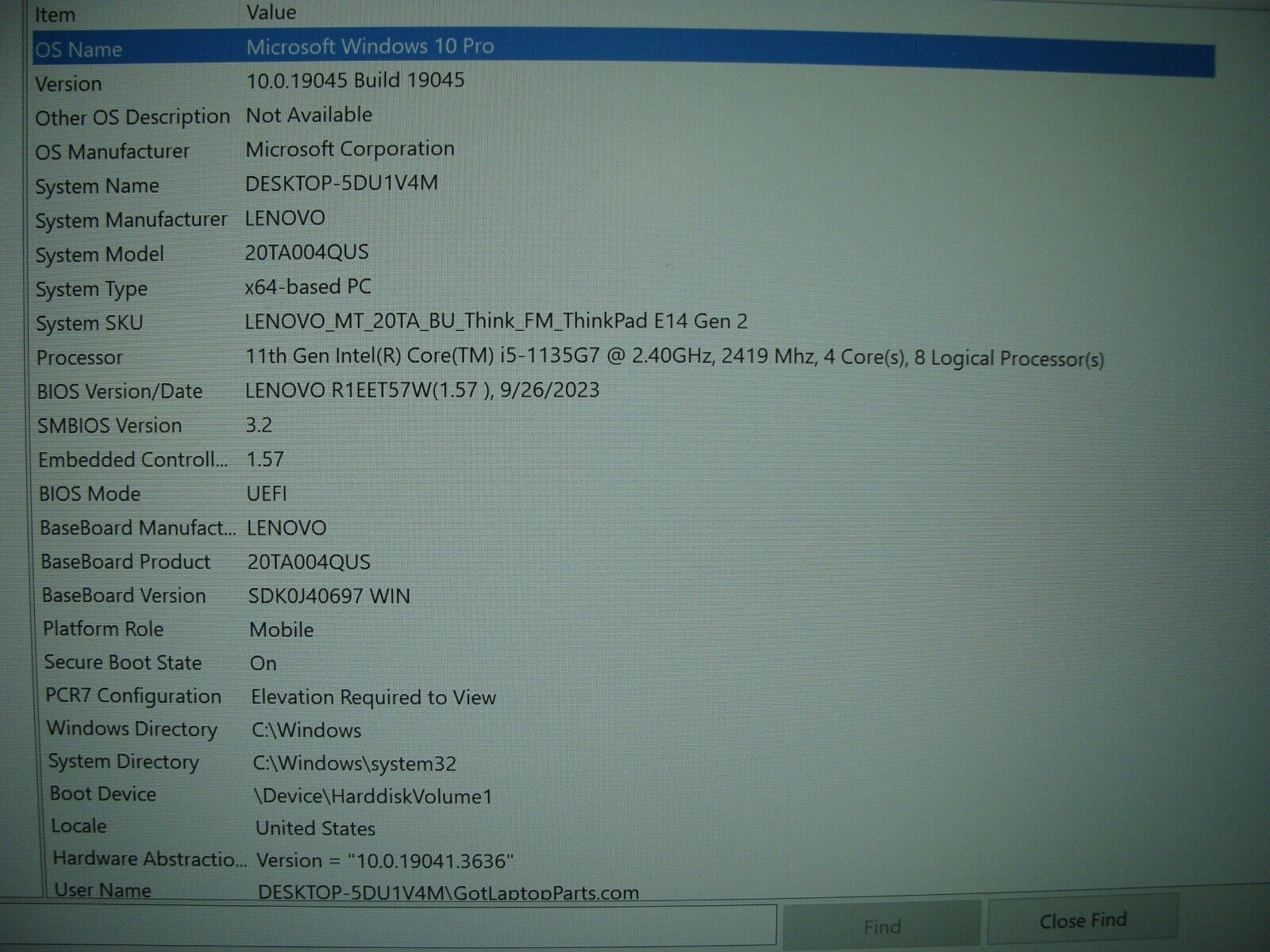 Lenovo ThinkPad E14 Gen 2 14