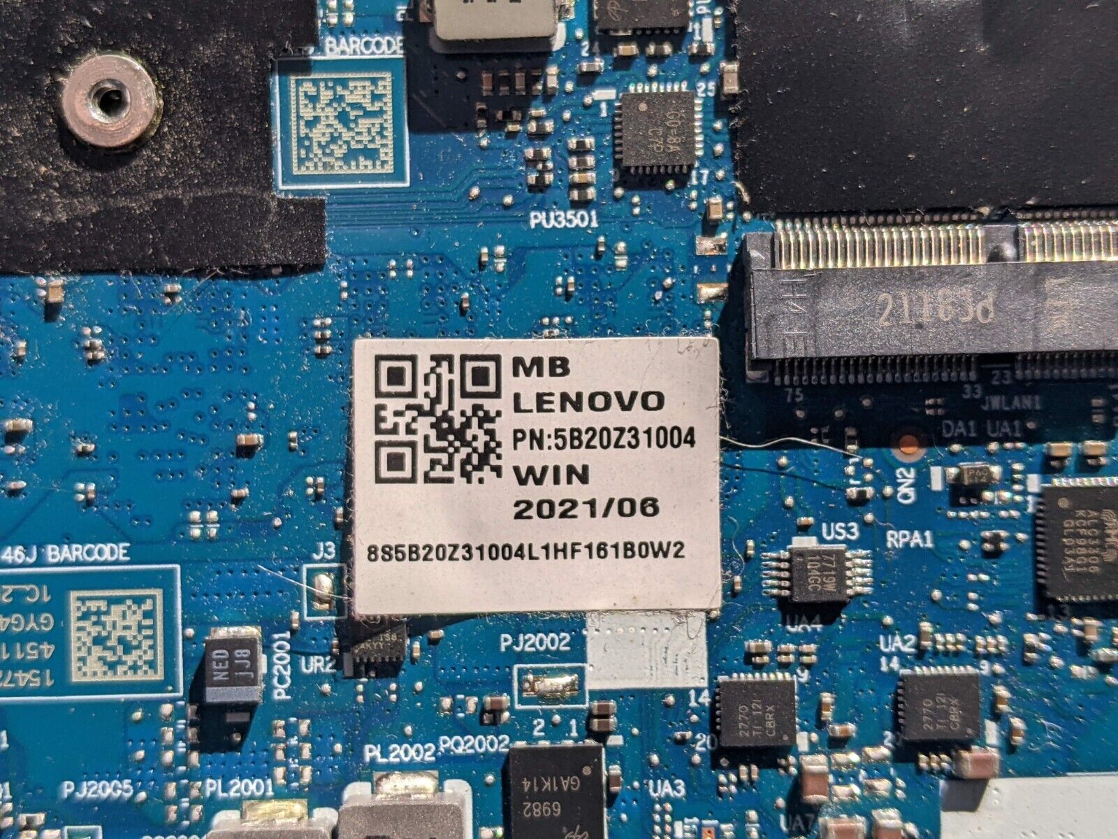 Lenovo Yoga 14” 7 14ITL5 OEM Intel i5-1135G7 2.4GHz 12GB Motherboard 5B20Z31004