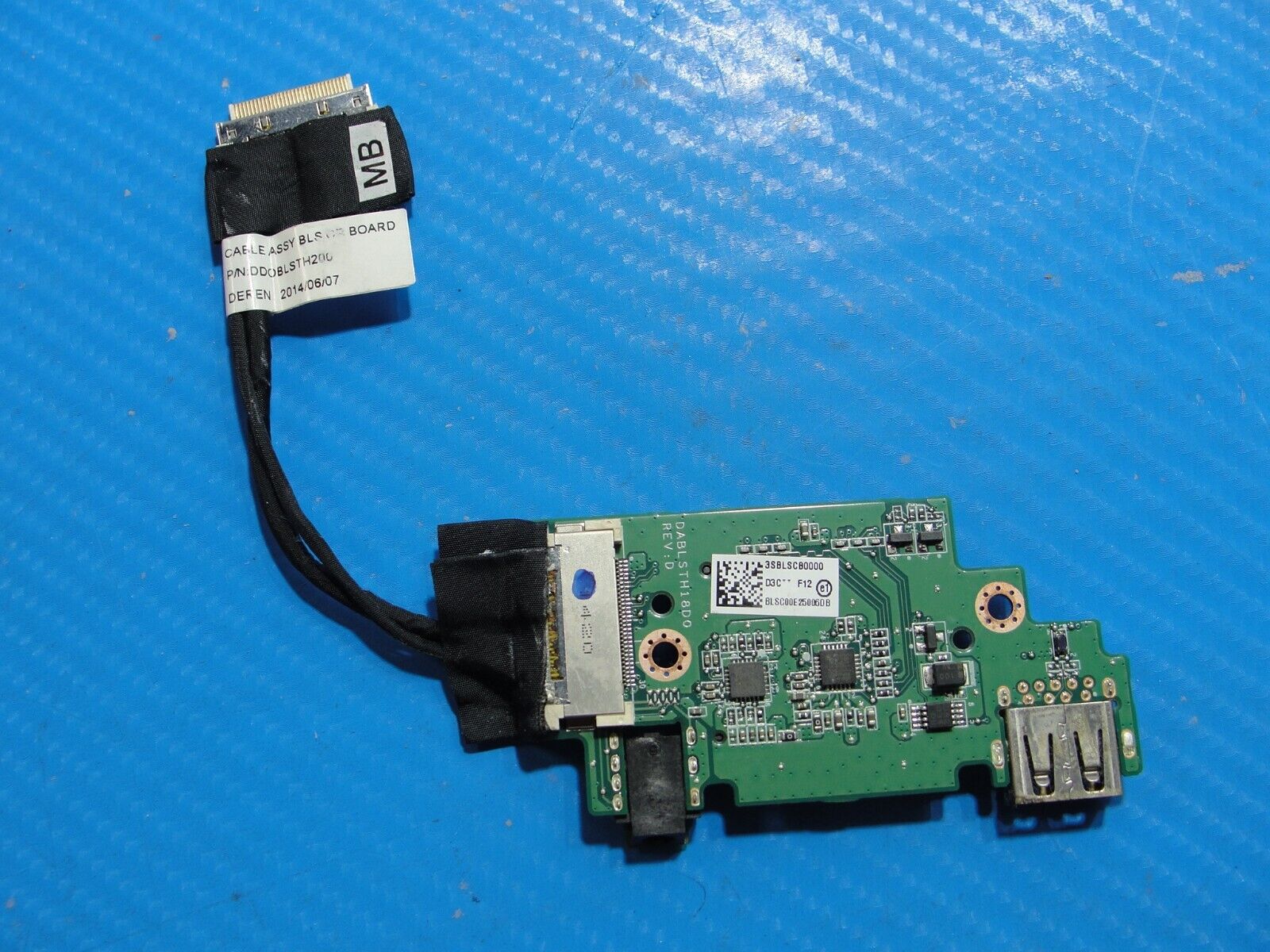 Toshiba Satellite 15.6” Radius P55W-B USB Card Reader Board w/Cable DABLSTH18D0