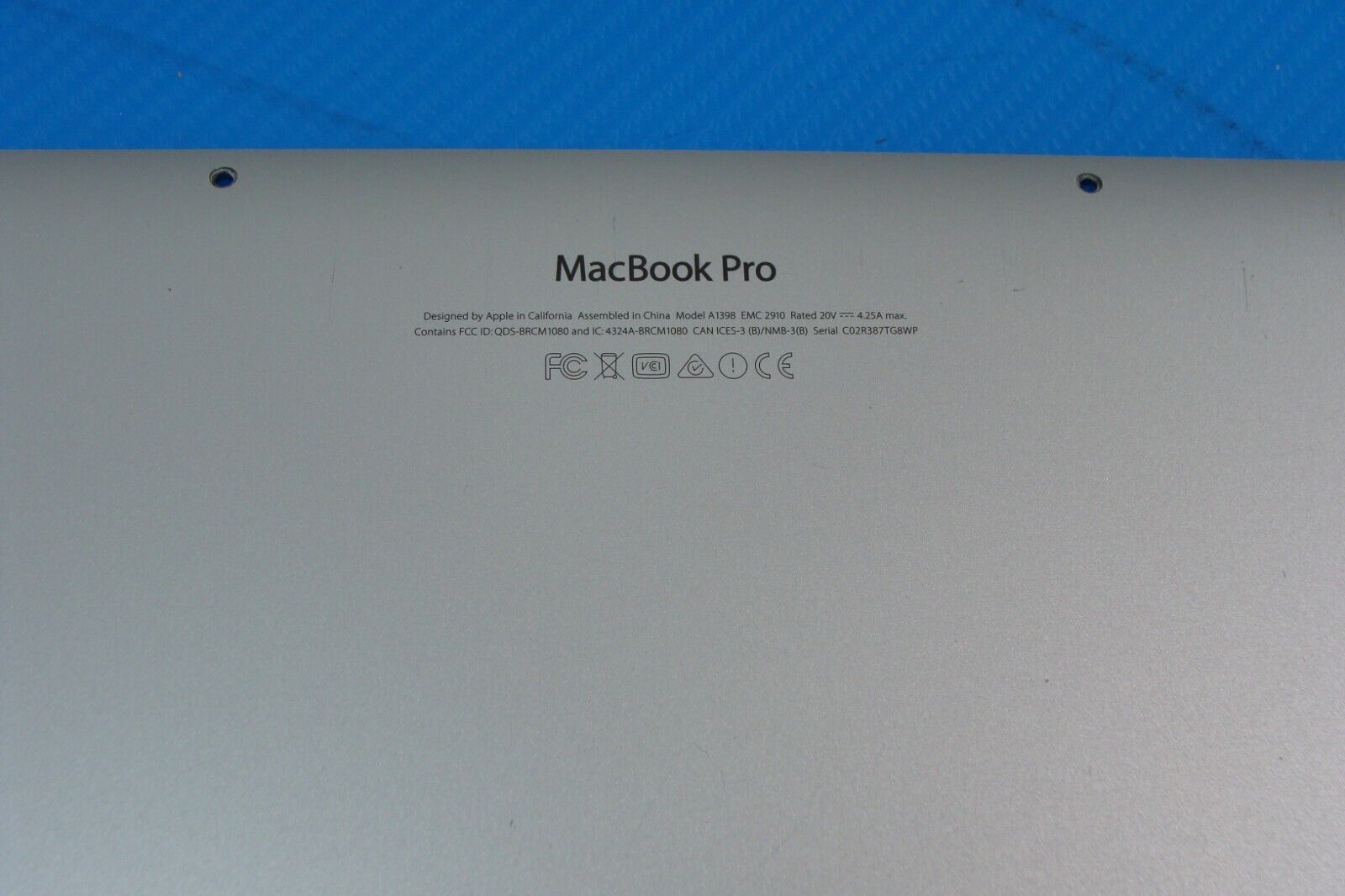 MacBook Pro A1398 15