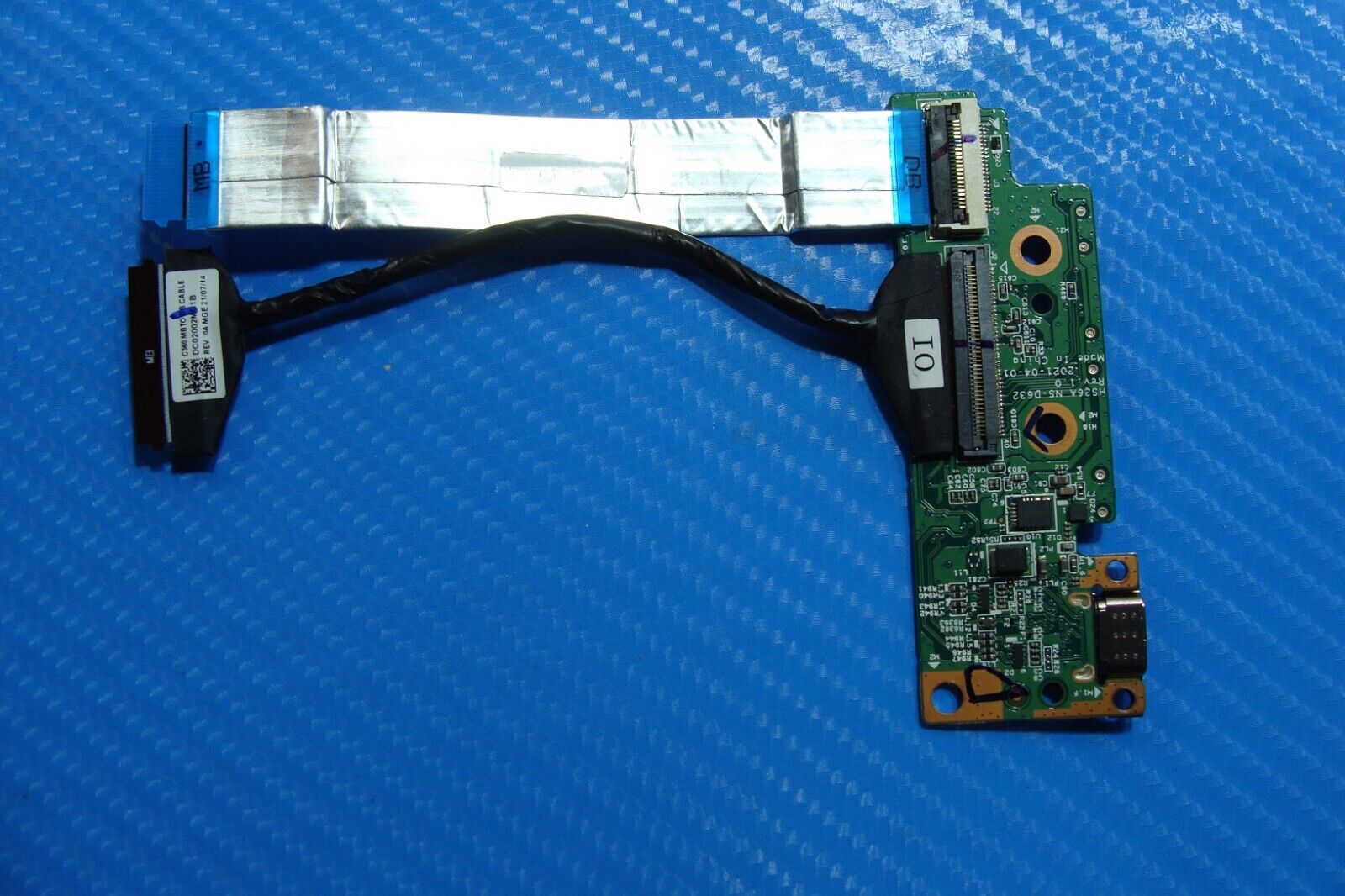 Lenovo IdeaPad 13.3” Flex 5 Chrome 13ITL6 Type-C I/O Board w/Cables DC02002MG1B