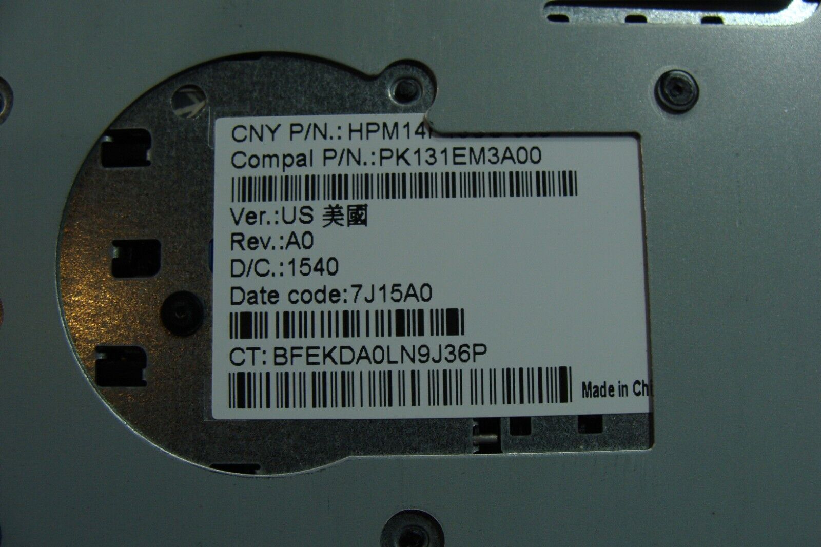 HP 15-ac156nr 15.6