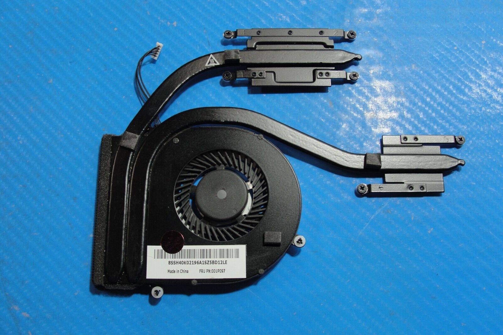 Lenovo ThinkPad 15.6” E560 Genuine Cooling Fan w/Heatsink 00UP097 AT0ZR001VV0