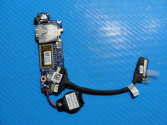 Dell Inspiron 7420 14" Genuine IO USB SD Card Audio Jack Board w/Cable F1RDX