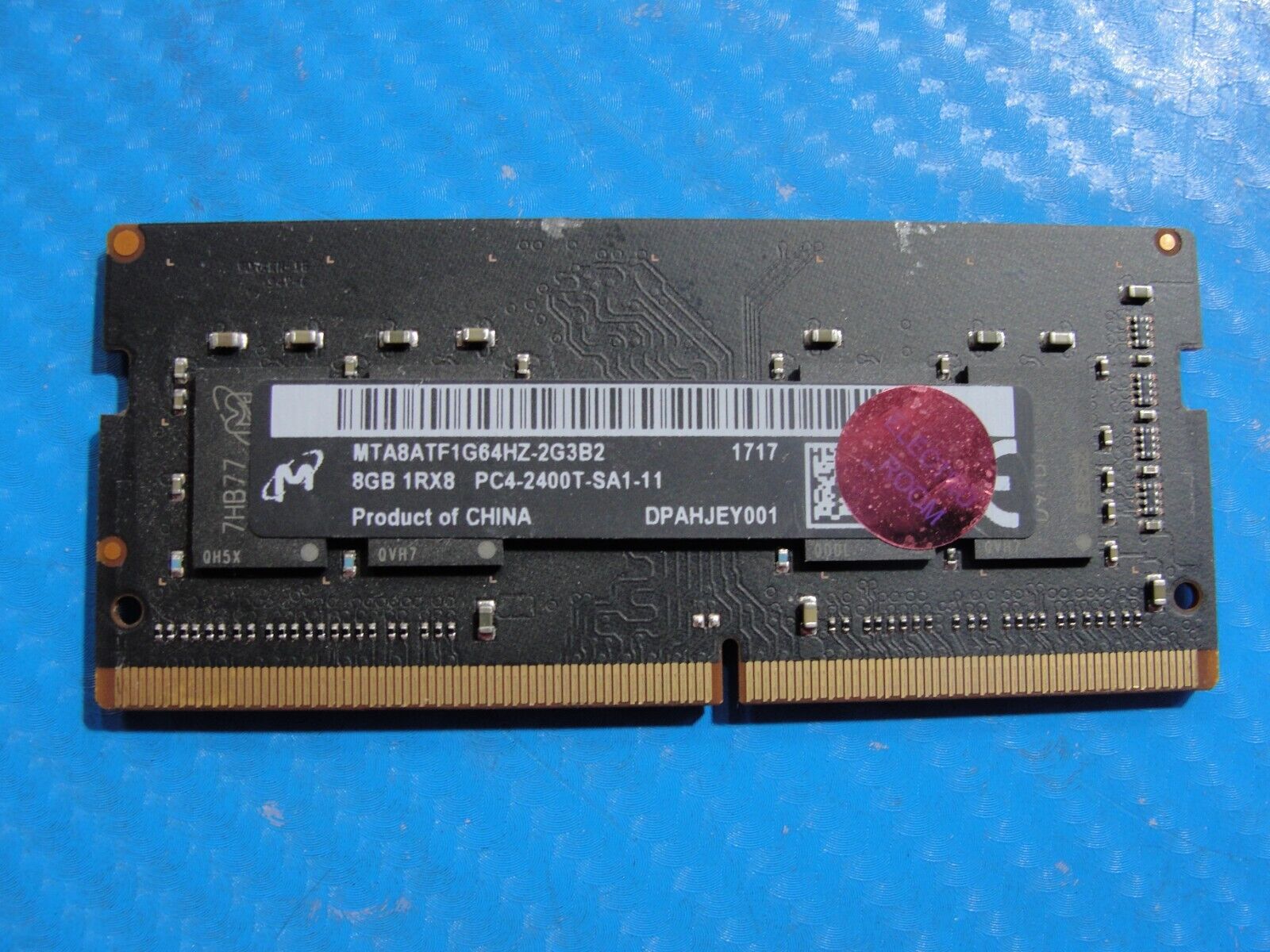 iMac A1419 Micron 8GB 1Rx8 PC4-2400T Memory RAM SO-DIMM MTA8ATF1G64HZ-2G3B2