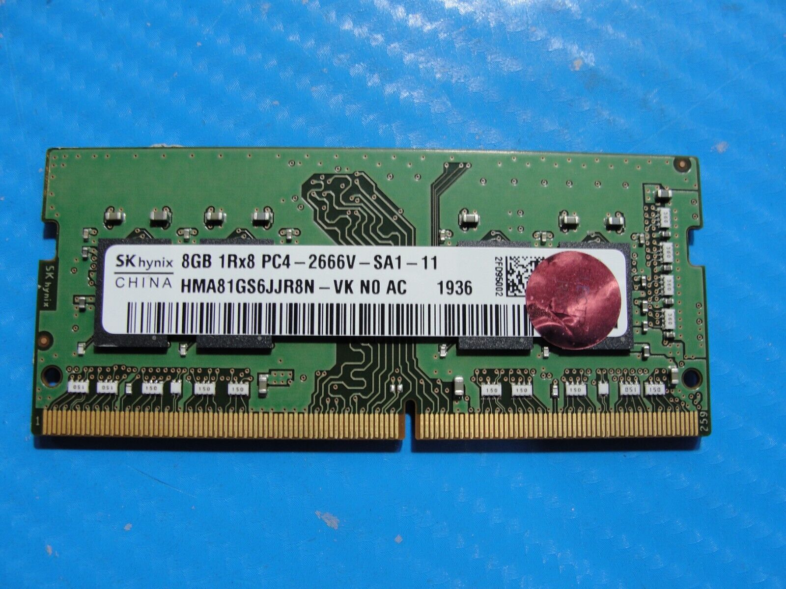 Acer A515-43-R5RE SK Hynix 8GB PC4-2666V Memory RAM SO-DIMM HMA81GS6JJR8N-VK