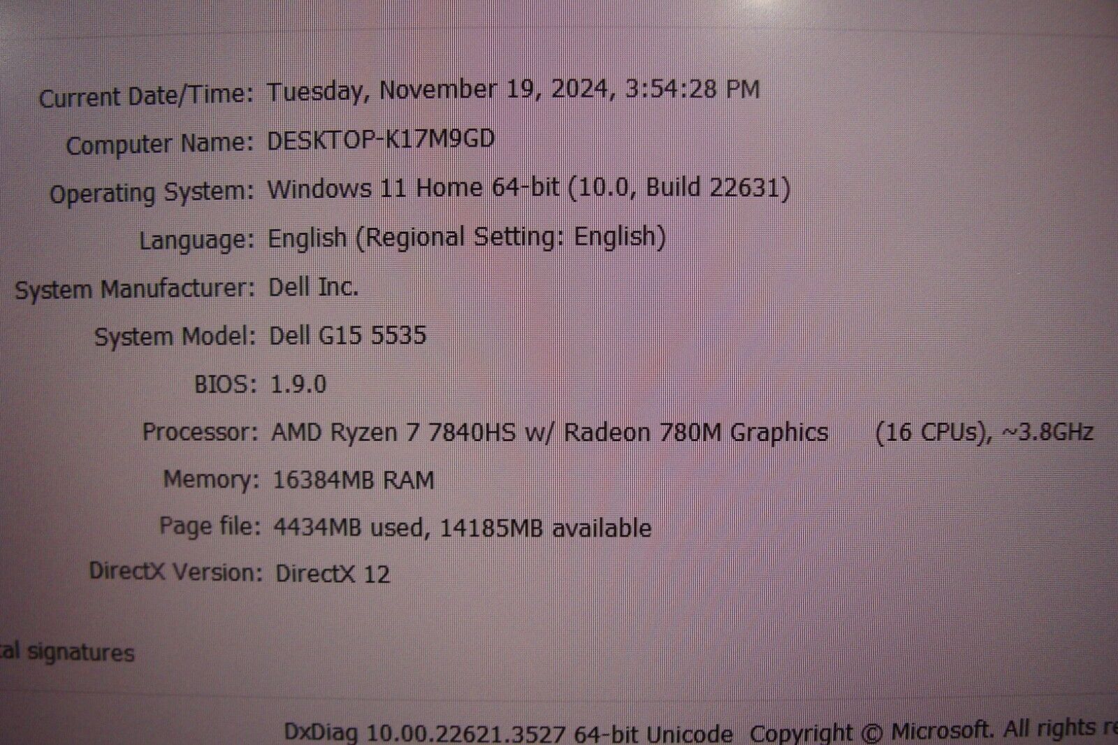 2024 Dell G15 5535 Gaming 15.6