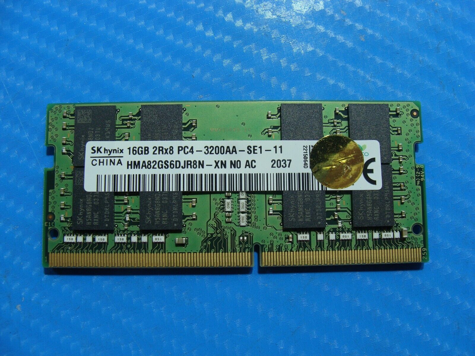 Dell 5310 SK Hynix 16GB 2Rx8 PC4-3200AA Memory RAM SO-DIMM HMA82GS6DJR8N-XN