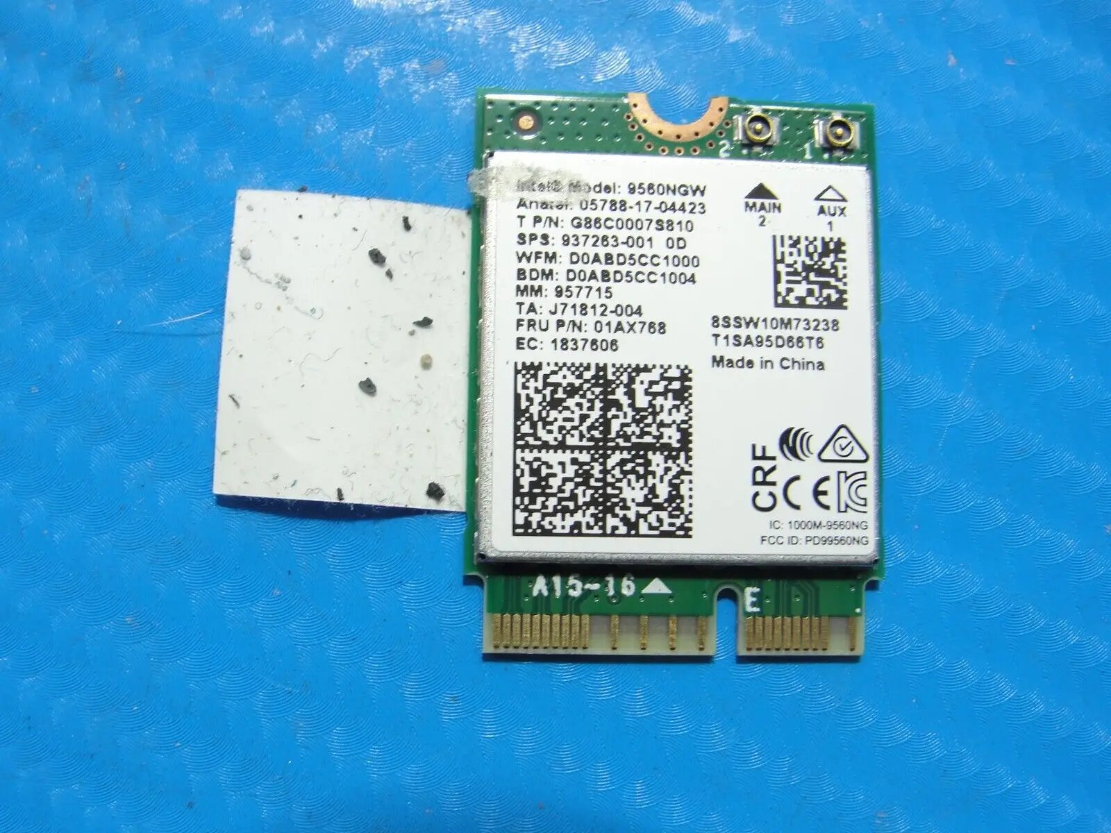 HP Envy x360 15.6” 15m-dr0012dx Wireless WiFi Card 9560NGW 01AX768 L22634-005