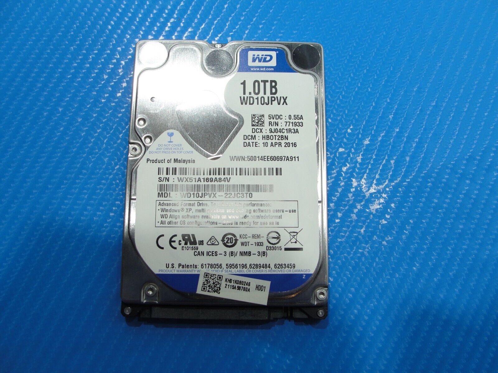 Acer Aspire E5-574G-54Y2 WD 1Tb Sata 2.5