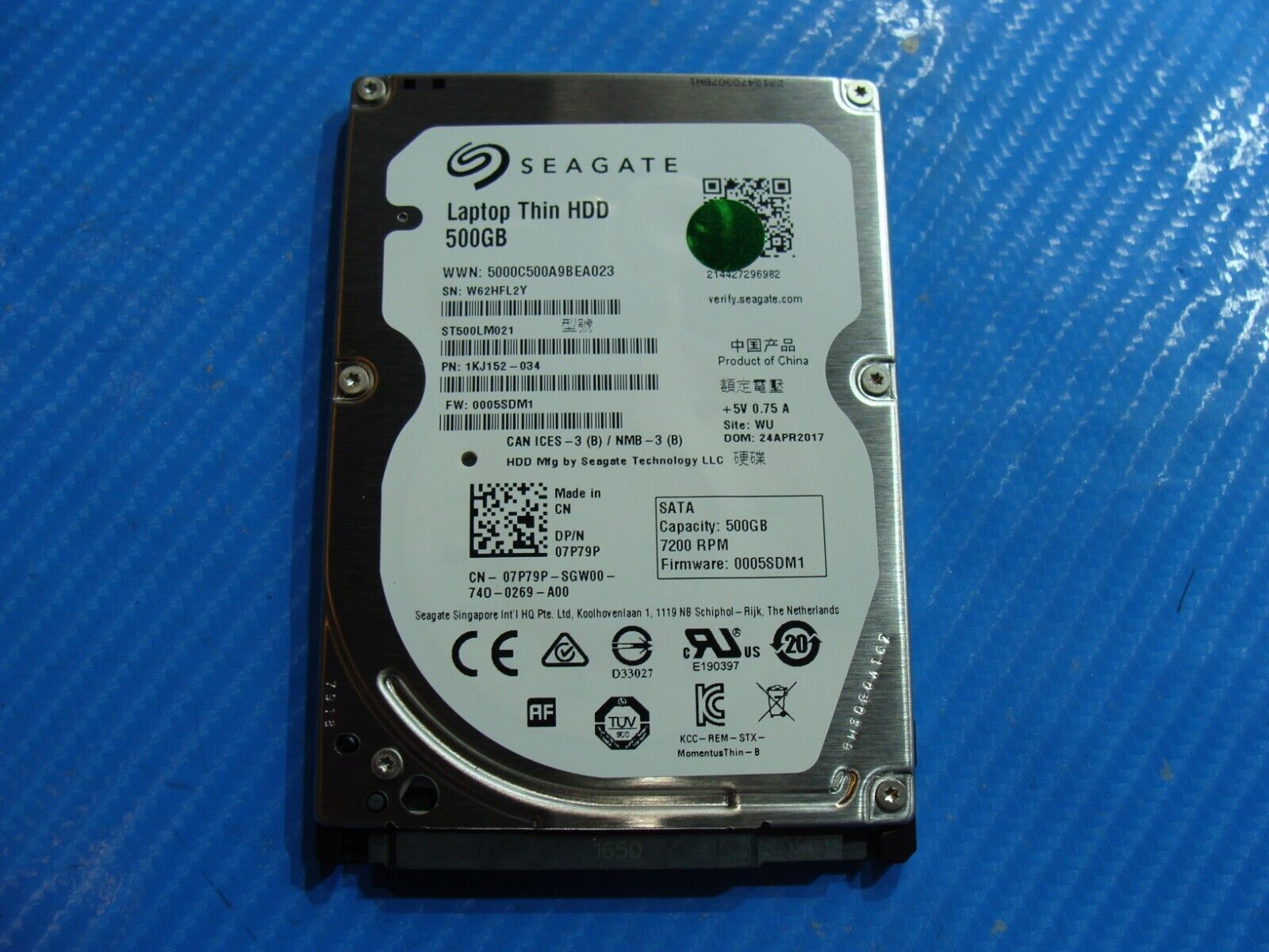 Dell Precision 5520 500GB SATA 2.5