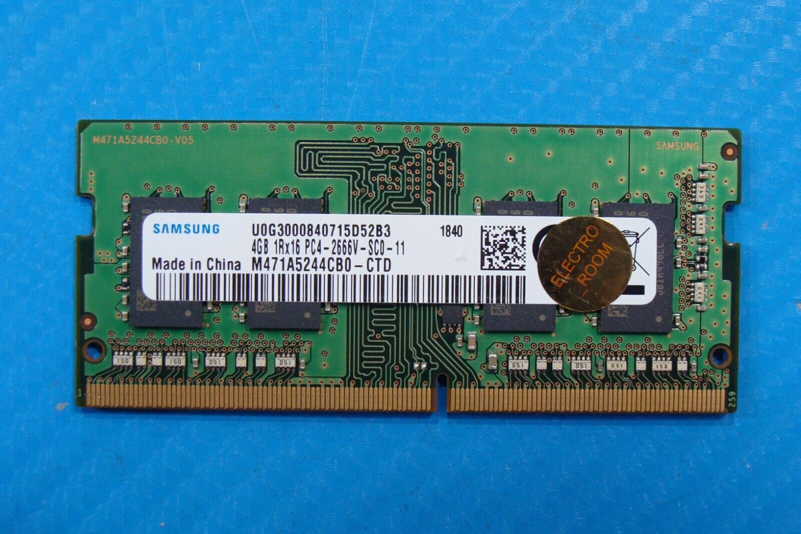 HP 17-by0053cl Samsung 4GB 1Rx16 PC4-2666V Memory RAM SO-DIMM M471A5244CB0-CTD