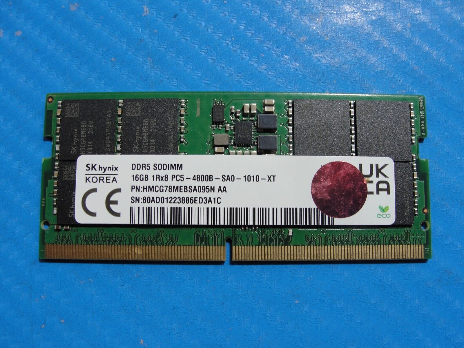 Dell 3570 SK hynix 16GB 1RX8 PC5-4800B SODIMM Memory RAM HMCG78MEBSA095N