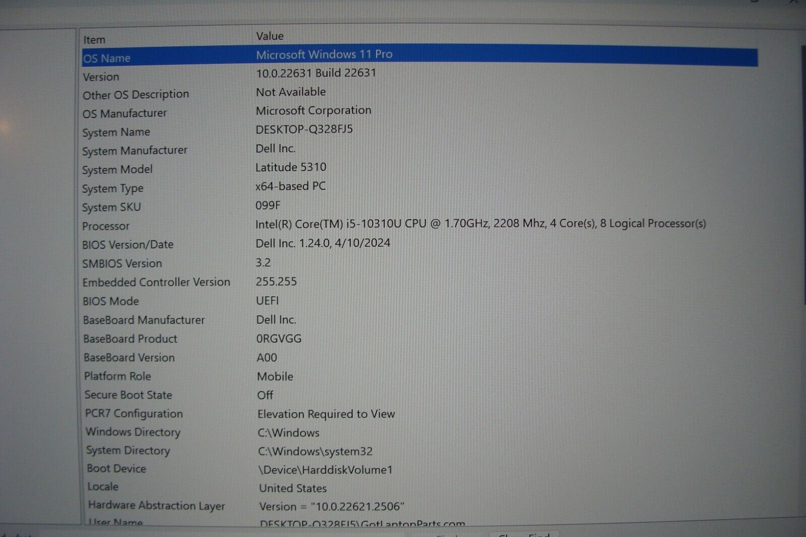 Dell Latitude 5310 13.3