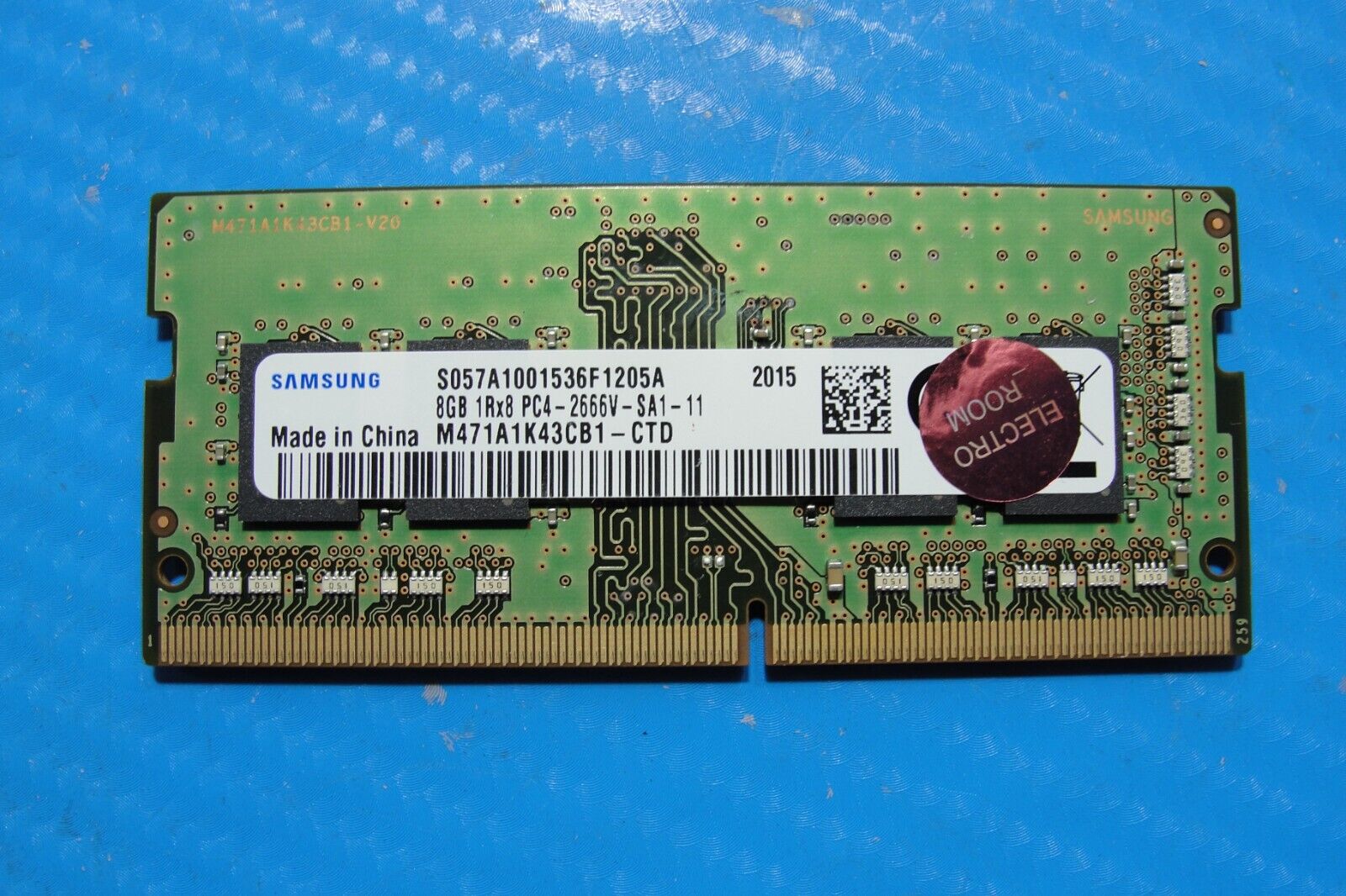 HP 17-by3053cl Samsung 8GB 1Rx8 PC4-2666V Memory RAM SO-DIMM M471A1K43CB1-CTD