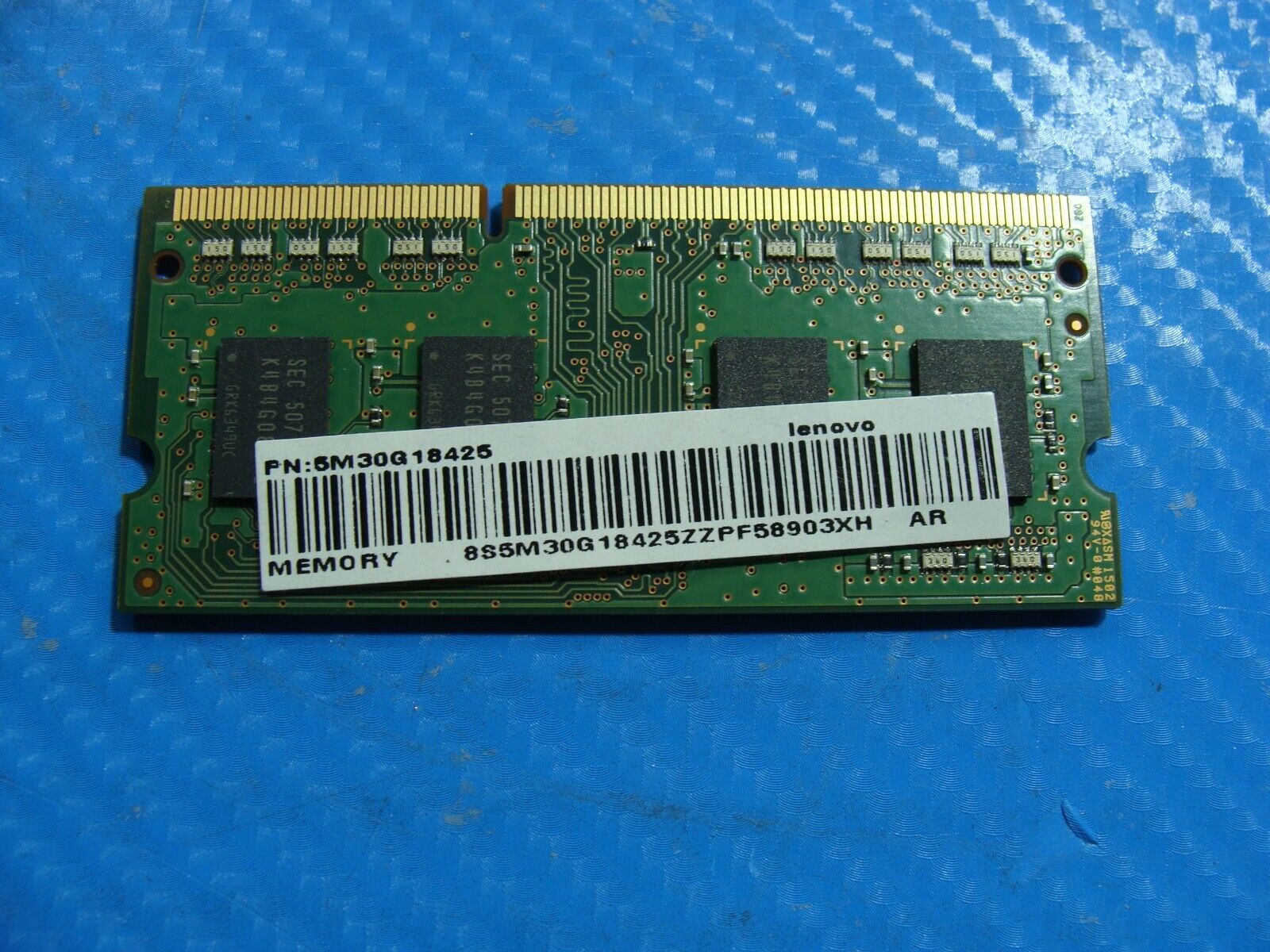 Lenovo G50-80 Samsung 4GB 1Rx8 PC3L-12800S Memory RAM M471B5173EB0-YK0