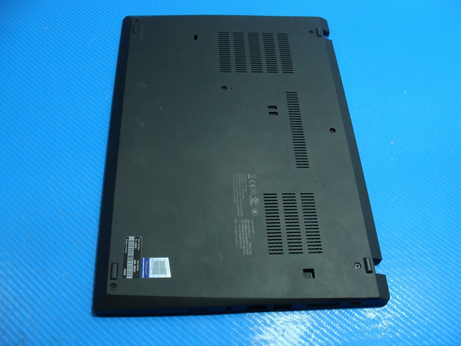 Lenovo ThinkPad 14” T14 Gen 1 Genuine Laptop Bottom Case Base Cover Black