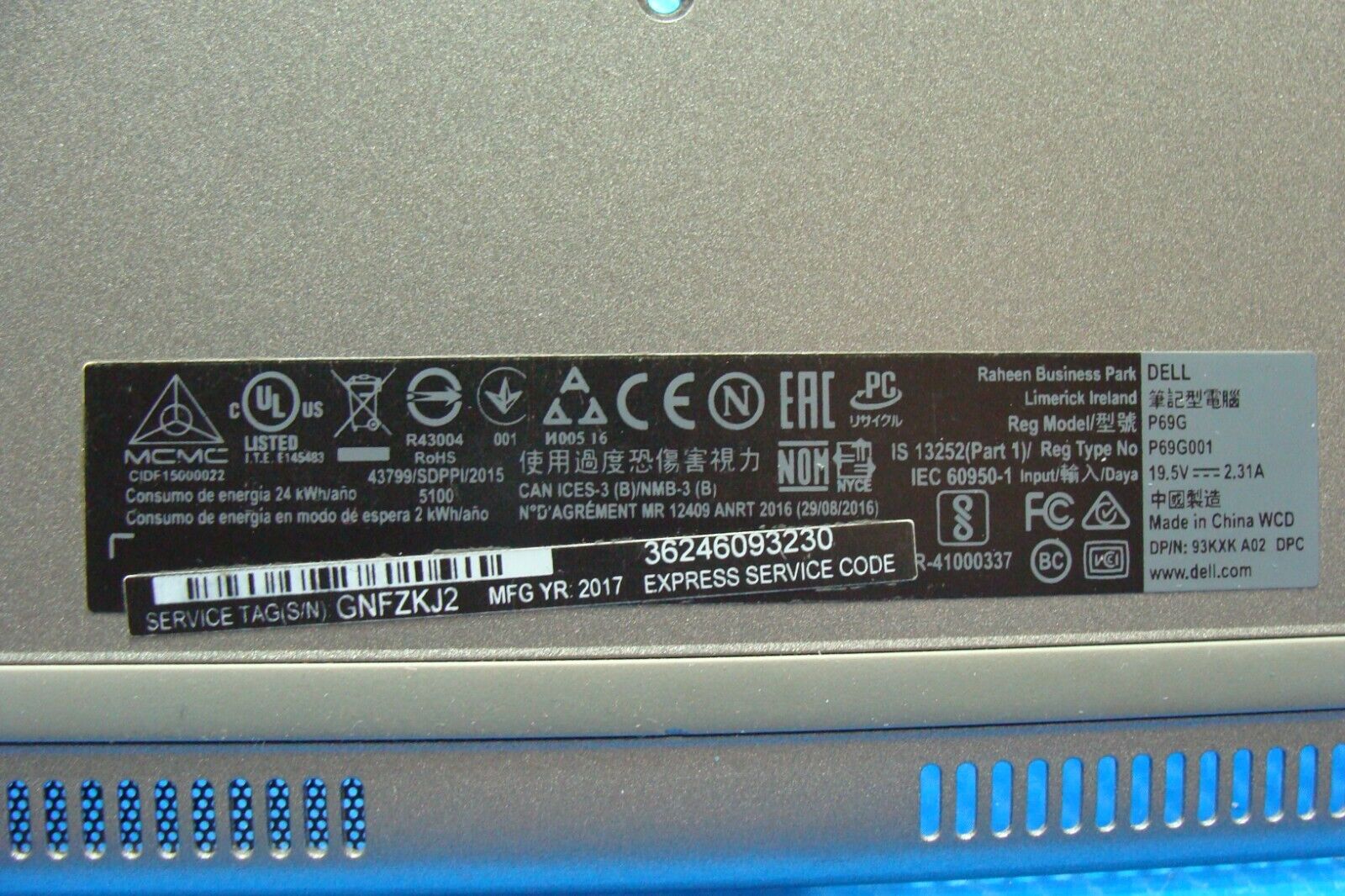 Dell Inspiron 13 5378 13.3