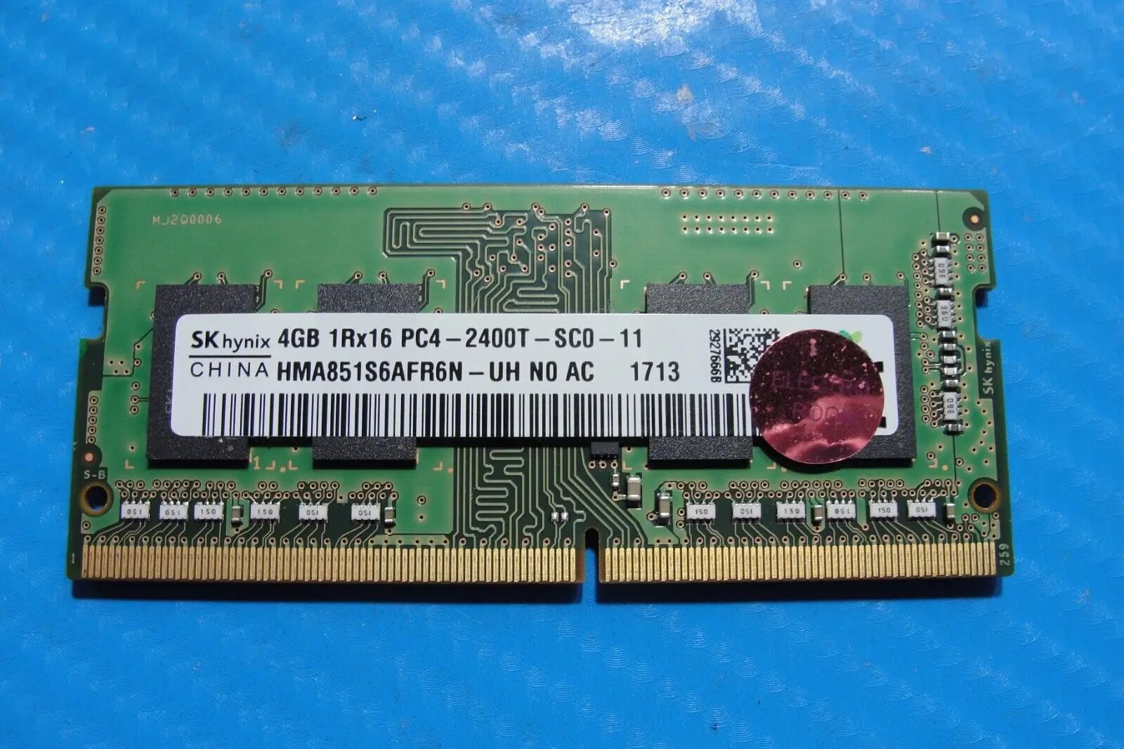 Dell 7480 SK Hynix 4GB 1Rx16 PC4-2400T Memory RAM SO-DIMM HMA851S6AFR6N-UH