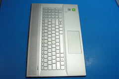 HP Envy 17.3” 17-ce1030nr OEM Palmrest w/TouchPad BL Keyboard L23942-007 Grade A