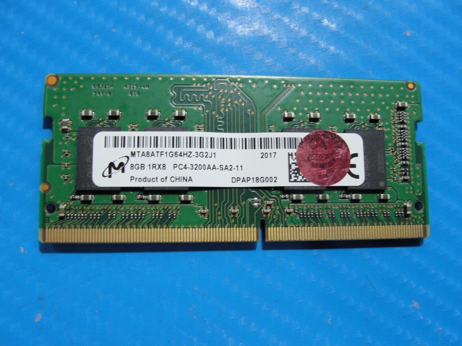 Acer AN515-55-53E5 Micron 8GB PC4-3200AA SO-DIMM Memory RAM MTA8ATF1G64HZ-3G2J1