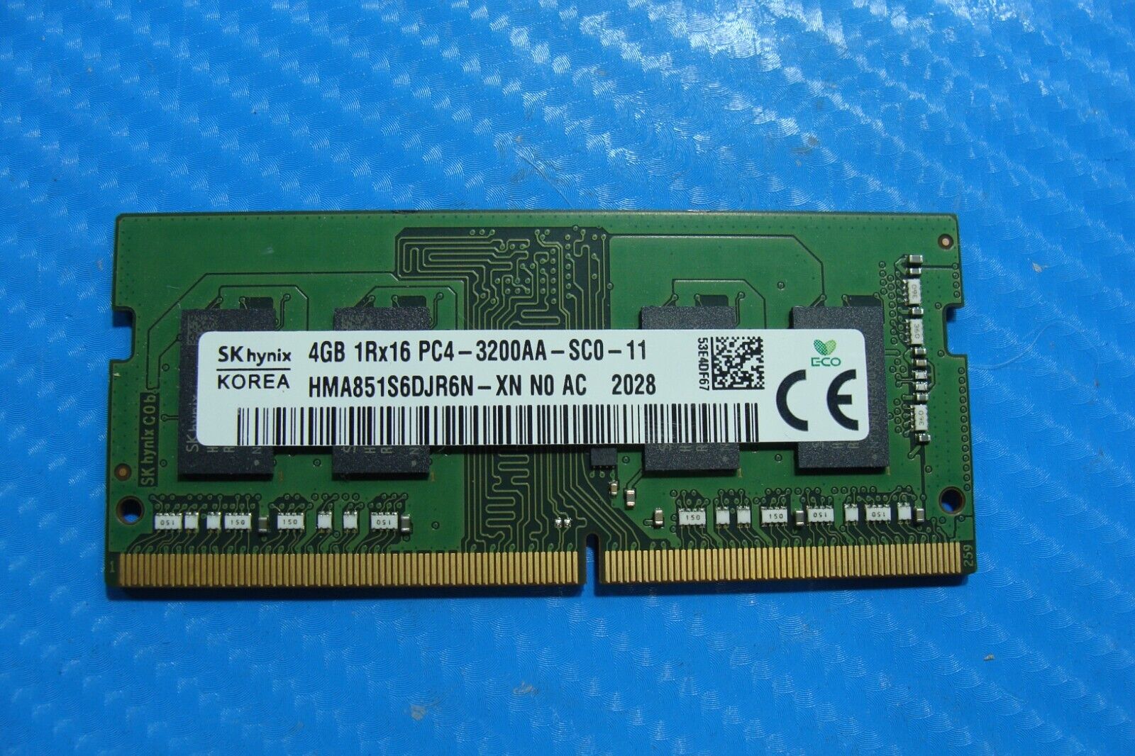 Dell G5 5505 SK Hynix 4GB 1Rx16 PC4-3200AA SODIMM Memory RAM HMA851S6DJR6N-XN